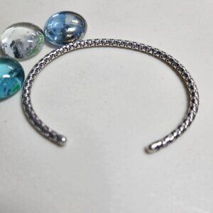 Elfbeads Sterling Silver Star Open Bangle